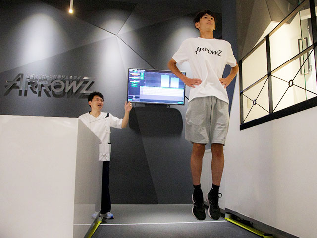 跳躍力測定イメージ